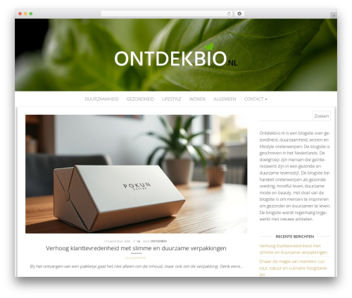 Master Blog theme WordPress - ontdekbio.nl Master Blog theme WordPress - ontdekbio.nl