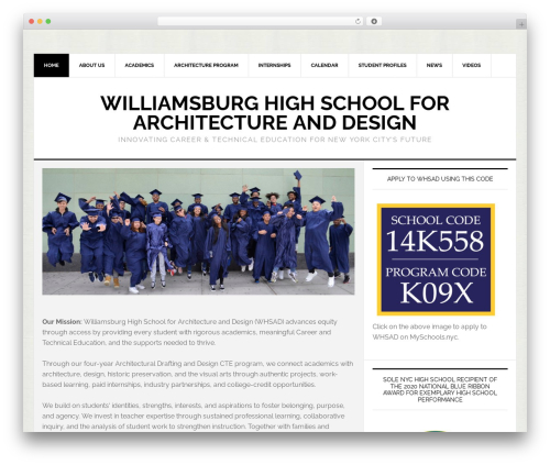 News Pro Theme WordPress page theme - whsad.org