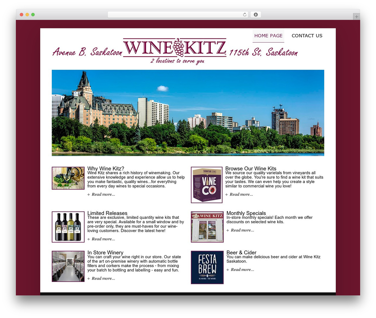 SimpleCorp WordPress theme - winekitzsaskatoon.ca SimpleCorp WordPress theme - winekitzsaskatoon.ca