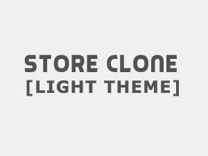 StoreClone [Light Theme] WordPress shopping theme