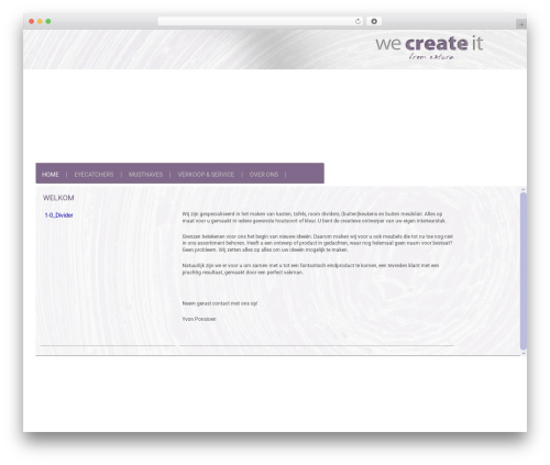 Theme WordPress We-Create-It - we-create-it.nl