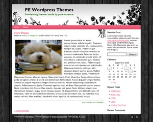 WordPress theme ligneous by Ying Zhang