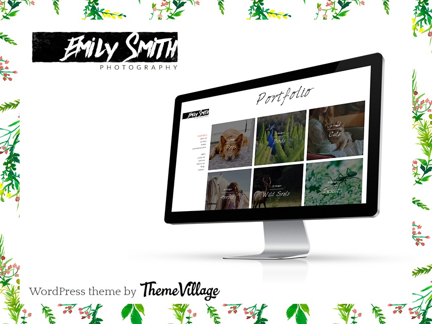 WordPress theme Emily by ThemeVillage