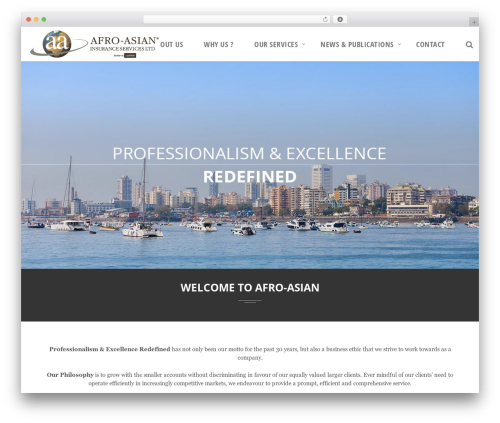 WordPress theme Flora - afroasian-insurance.com