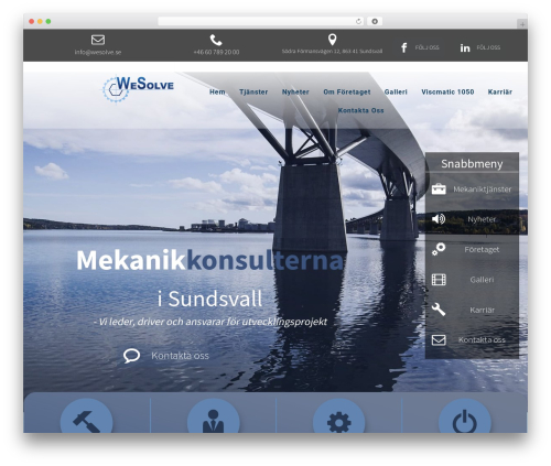 WordPress theme Suffice - wesolve.se