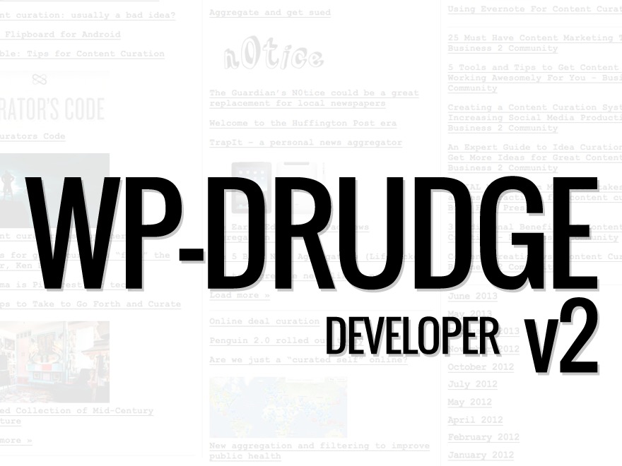 WP-Drudge - DEVELOPER WordPress theme image by PROPER Web Development