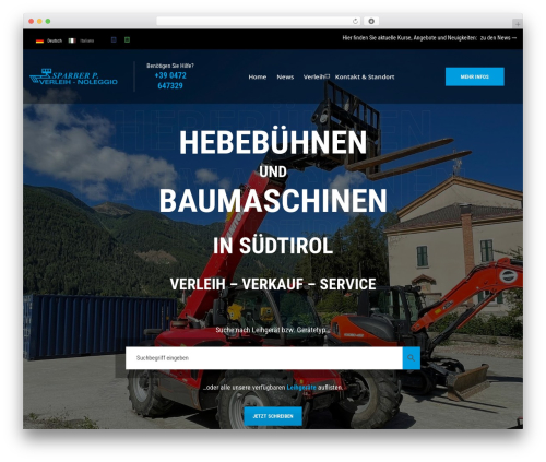 backhoe WordPress theme - sp-lift.com