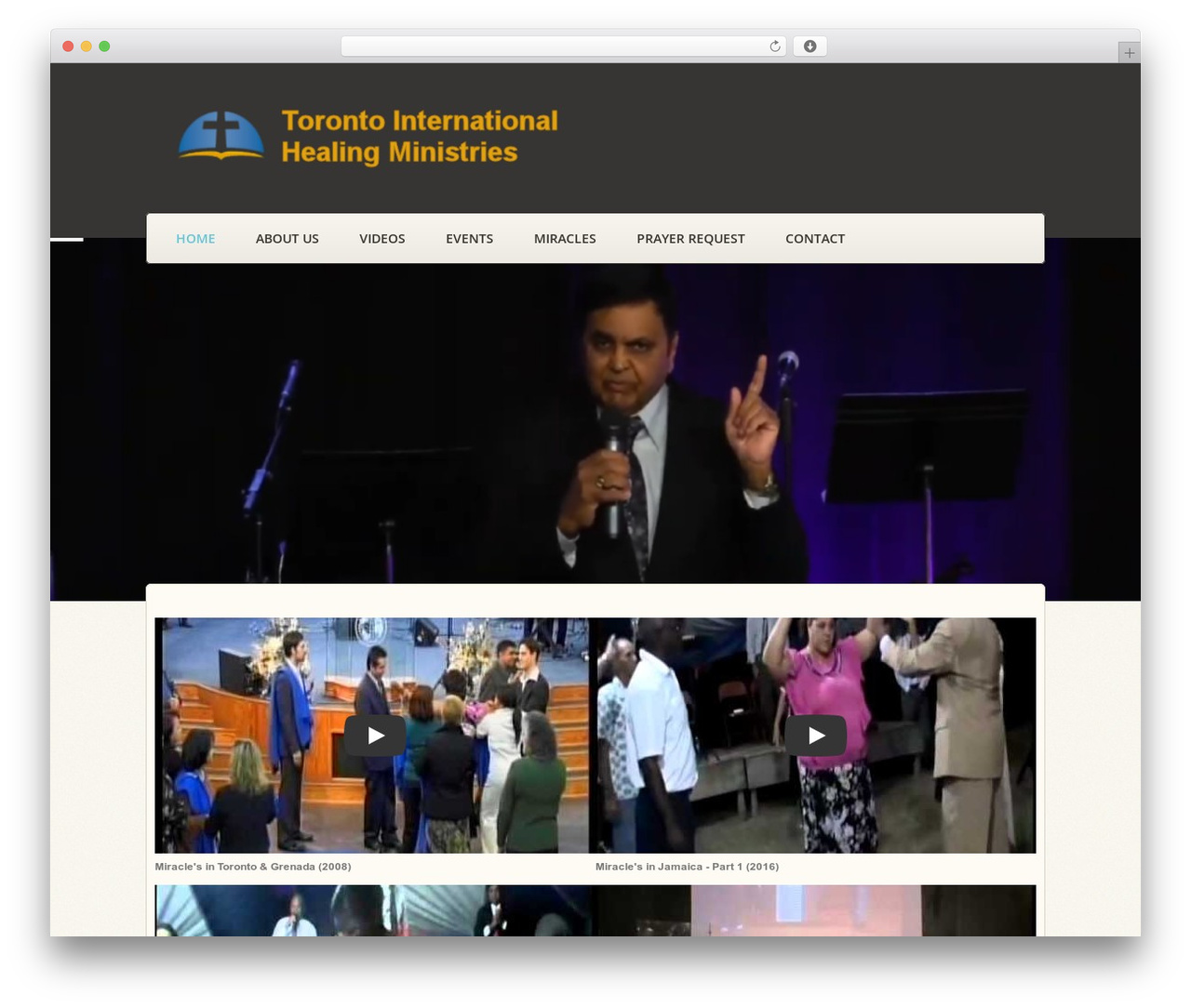 Blessing WordPress theme - torontohealing.com
