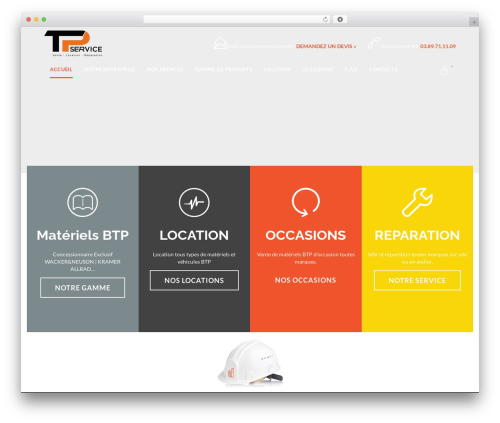 Vamtam push menu WordPress plugin - tpservice.fr