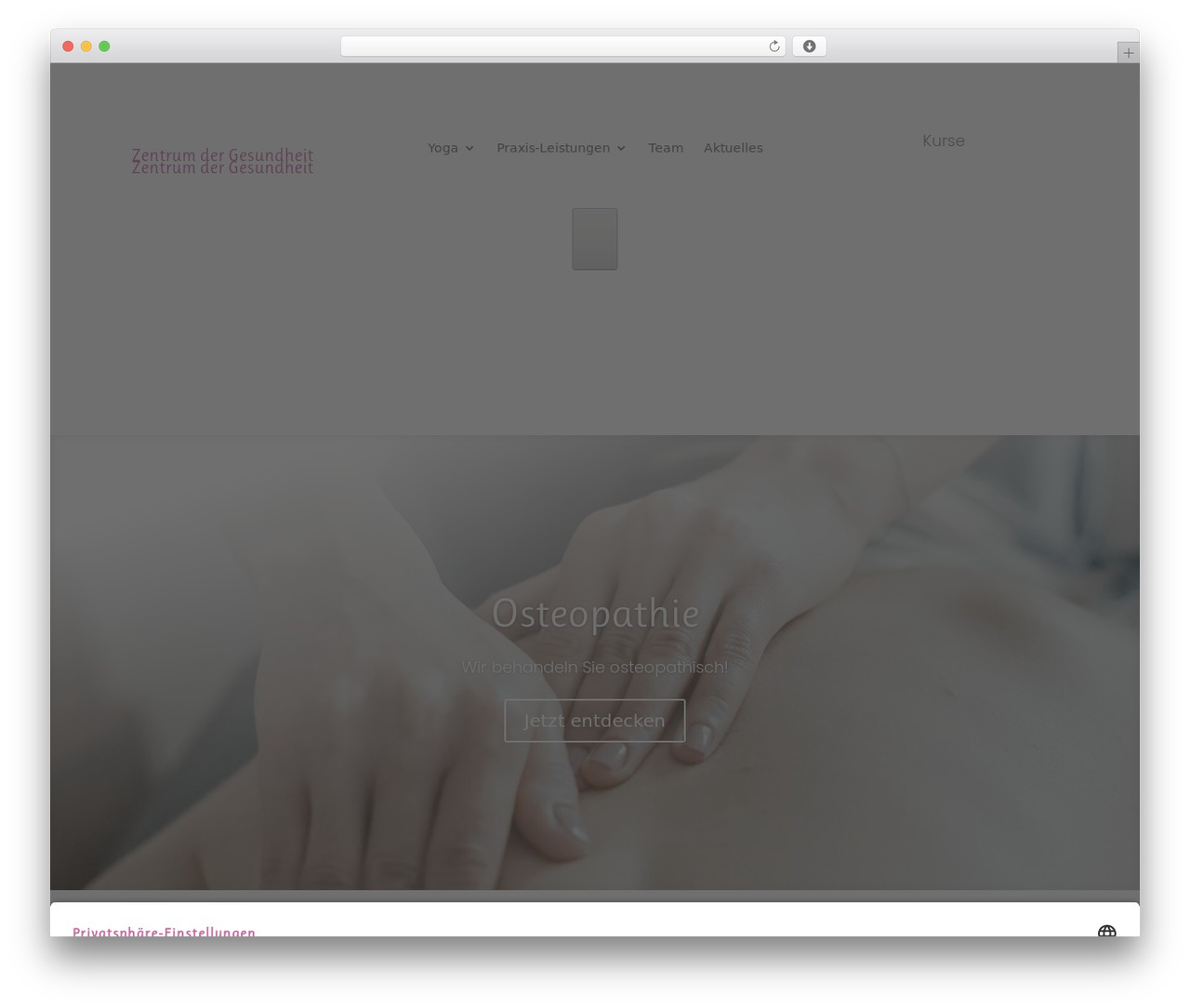 Divi WordPress theme - zentrumdergesundheit.com