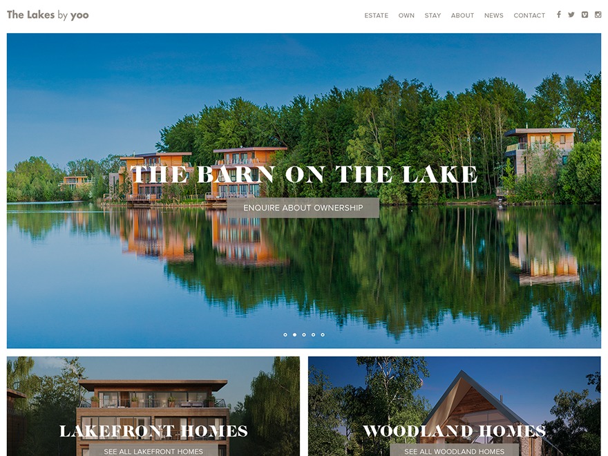 Lakes WordPress template