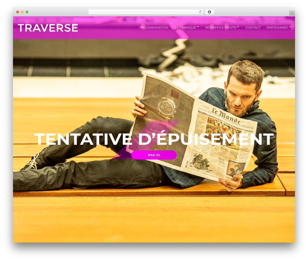 Oscillator WordPress theme - traversiens.com