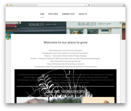 Pressive theme WordPress - thinkandbelieve.co.uk