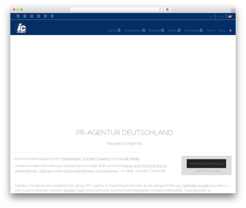 Theme WordPress PR - industrie-contact.ch
