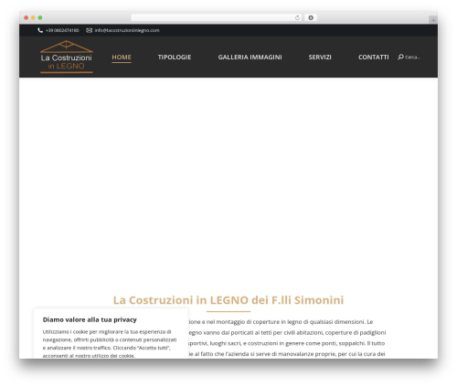 The7 Classic WordPress theme - lacostruzioniinlegno.com