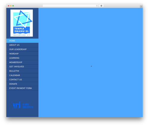 Urj footer WordPress plugin - tewaterford.org