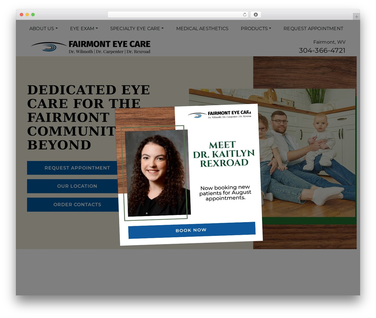 WordPress theme UnderStrap - fairmonteyecare.com
