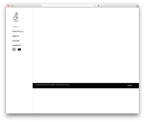 Ultimate cursor WordPress plugin - julianacosta.pt