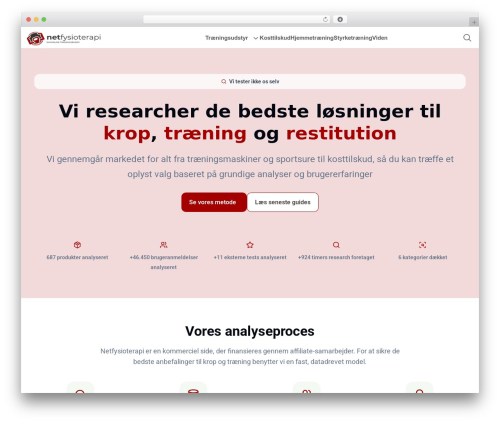 Afp default pricetable WordPress plugin - netfysioterapi.dk