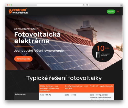 Divi theme WordPress - centrumfotovoltaiky.cz