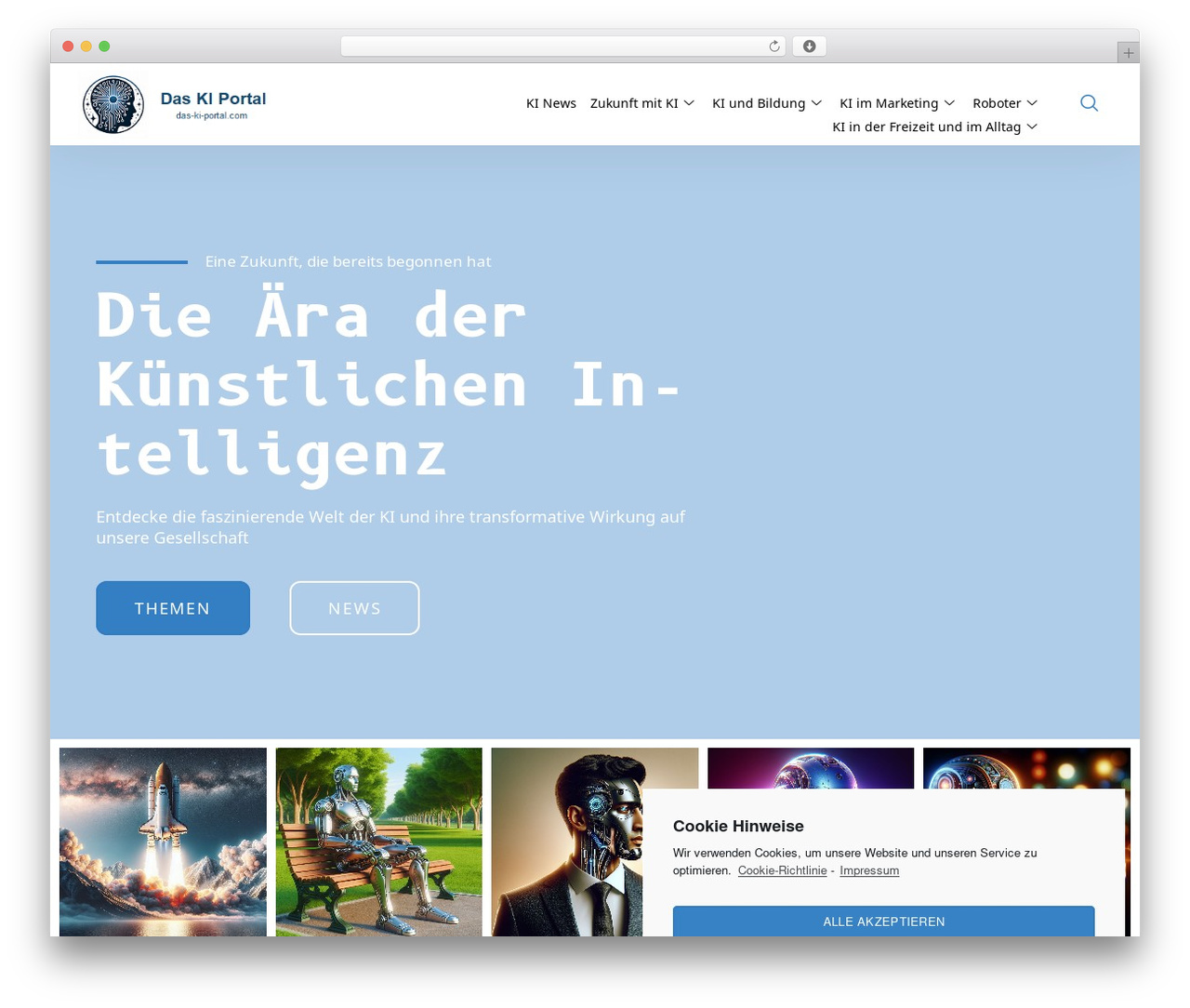 Hello Elementor WordPress theme - das-ki-portal.com
