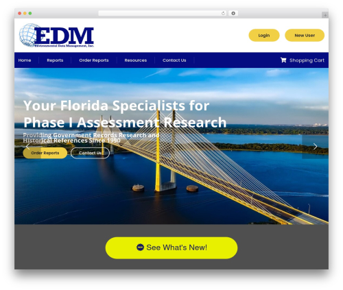 Nortech WordPress theme - edm-net.com