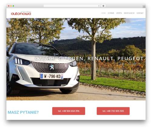 WebionLite WordPress theme - autonowa56.pl