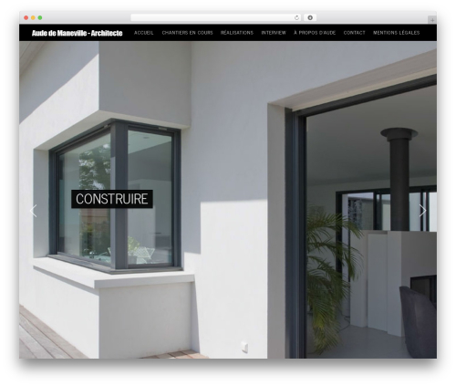 WordPress theme 357 - audedemaneville.com