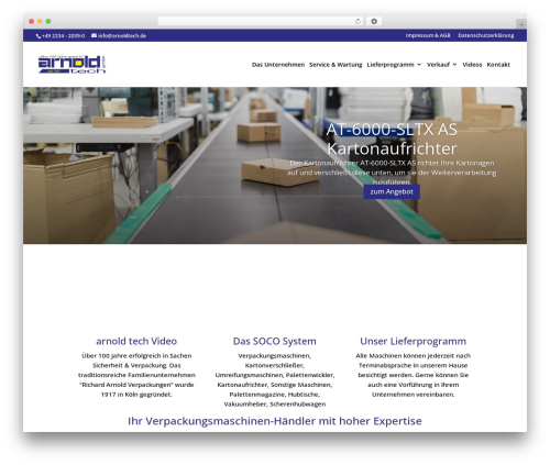 WordPress theme Arnoldtech - arnoldtech.de