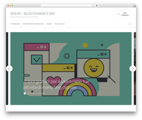 WordPress theme Bone - dynamicsblog.it