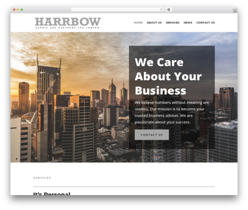 WordPress theme Divi - harrbow.com