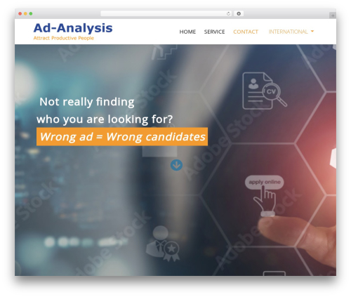 WordPress theme Exelect - ad-analysis.com