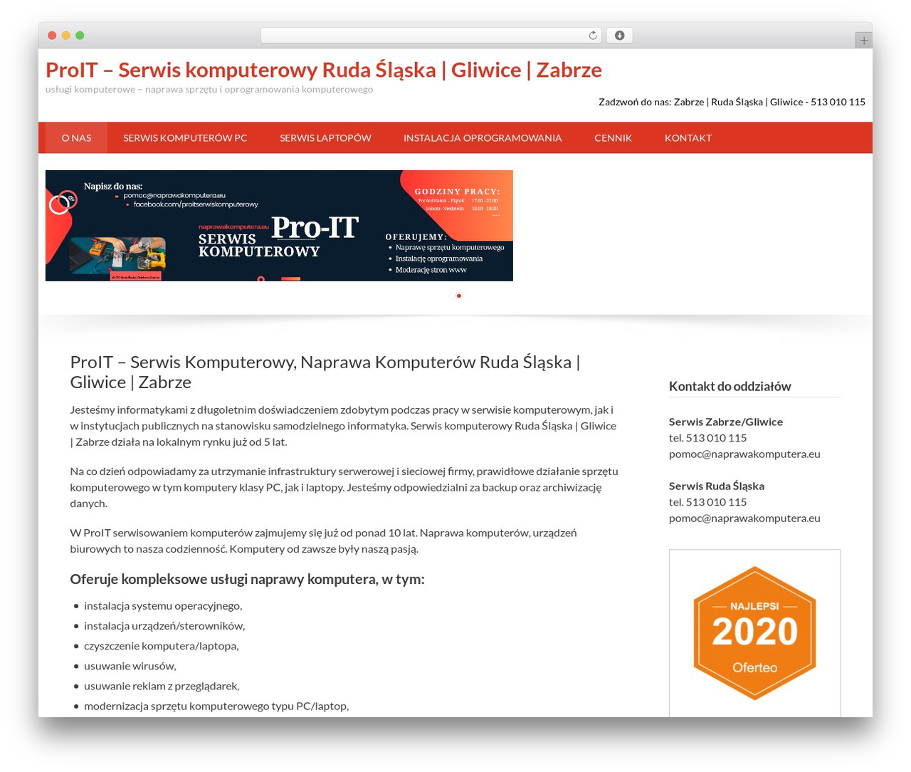 Accesspress Basic top WordPress theme - naprawakomputera.eu