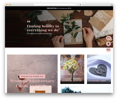CAIA WordPress theme - camelliabees.com