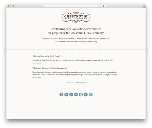 CSPF WordPress theme - pixeltesting.com