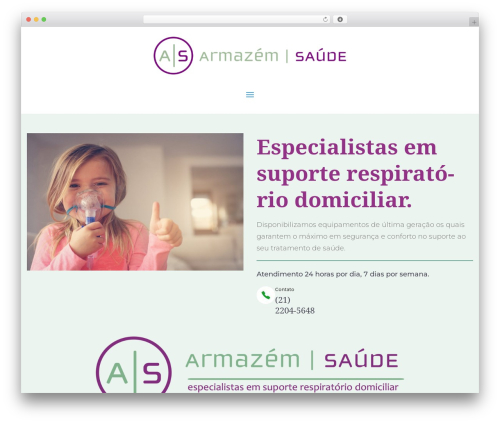 Divi WordPress theme - armazemsaude.com