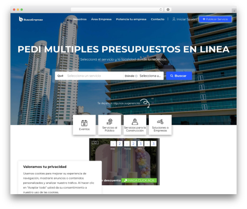 Listingpro WordPress theme - buscoempresa.com