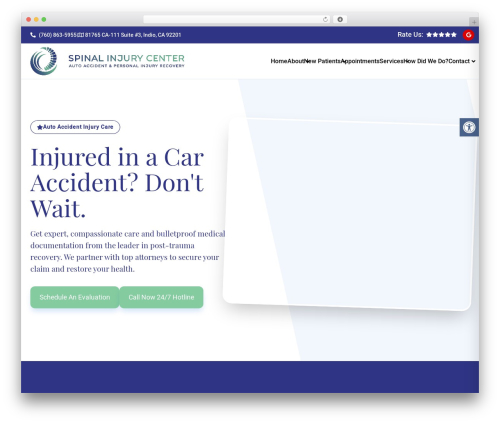 Parent Theme WordPress theme - myspinalinjurycenter.com