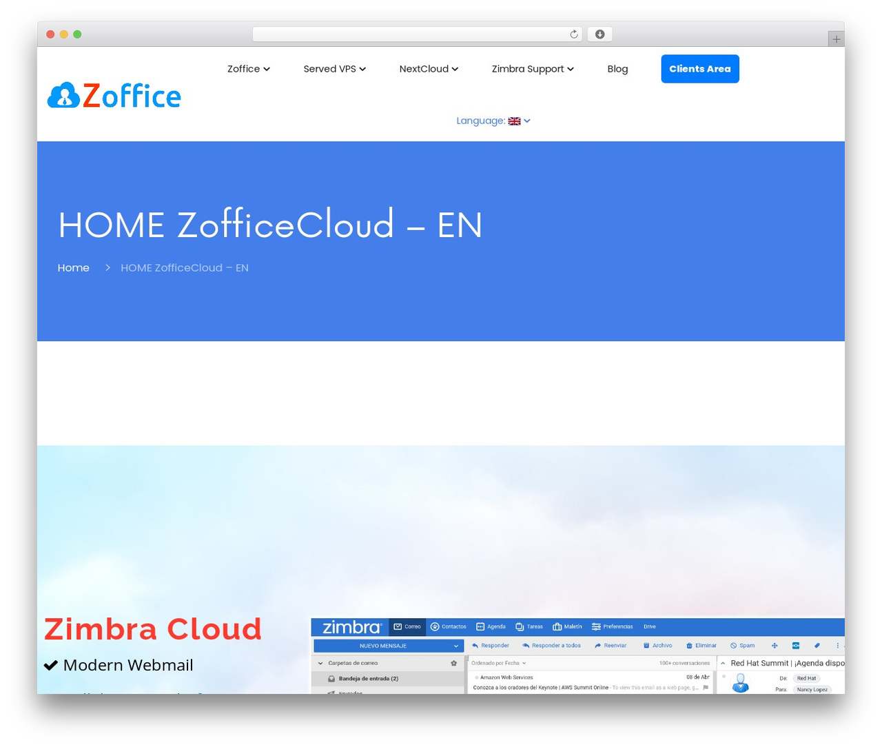 sofbox WP theme - zoffice.cloud