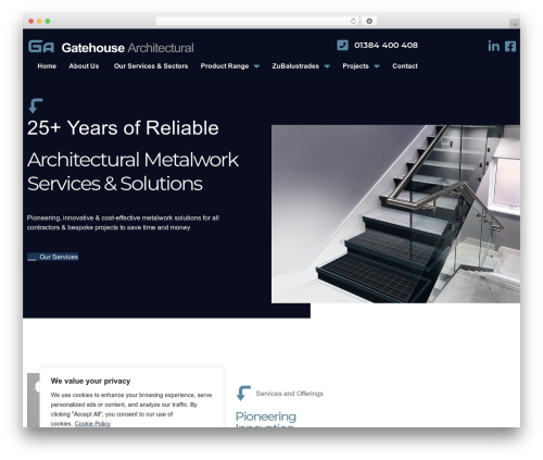 Bb sticky column WordPress plugin - gatehousearchitectural.com