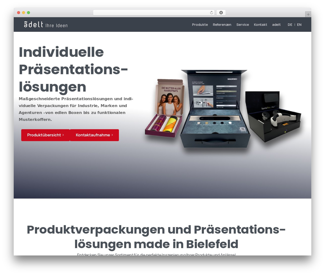 WordPress theme Essentials - adelt-ideen.de
