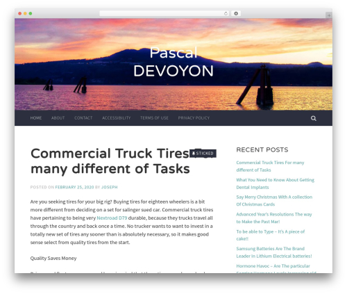 WordPress website theme Accent - pascaldevoyon.com WordPress website theme Accent - pascaldevoyon.com