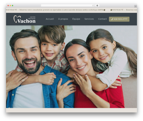 CDV WordPress theme design - centredentairevachon.com