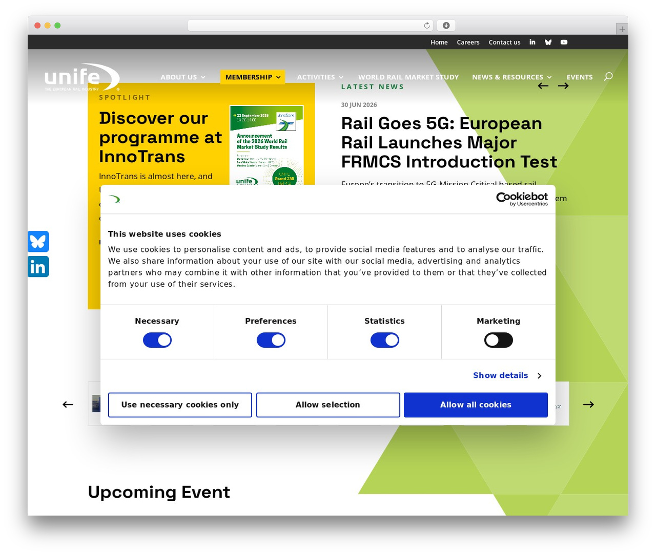 Divi WordPress theme - unife.org