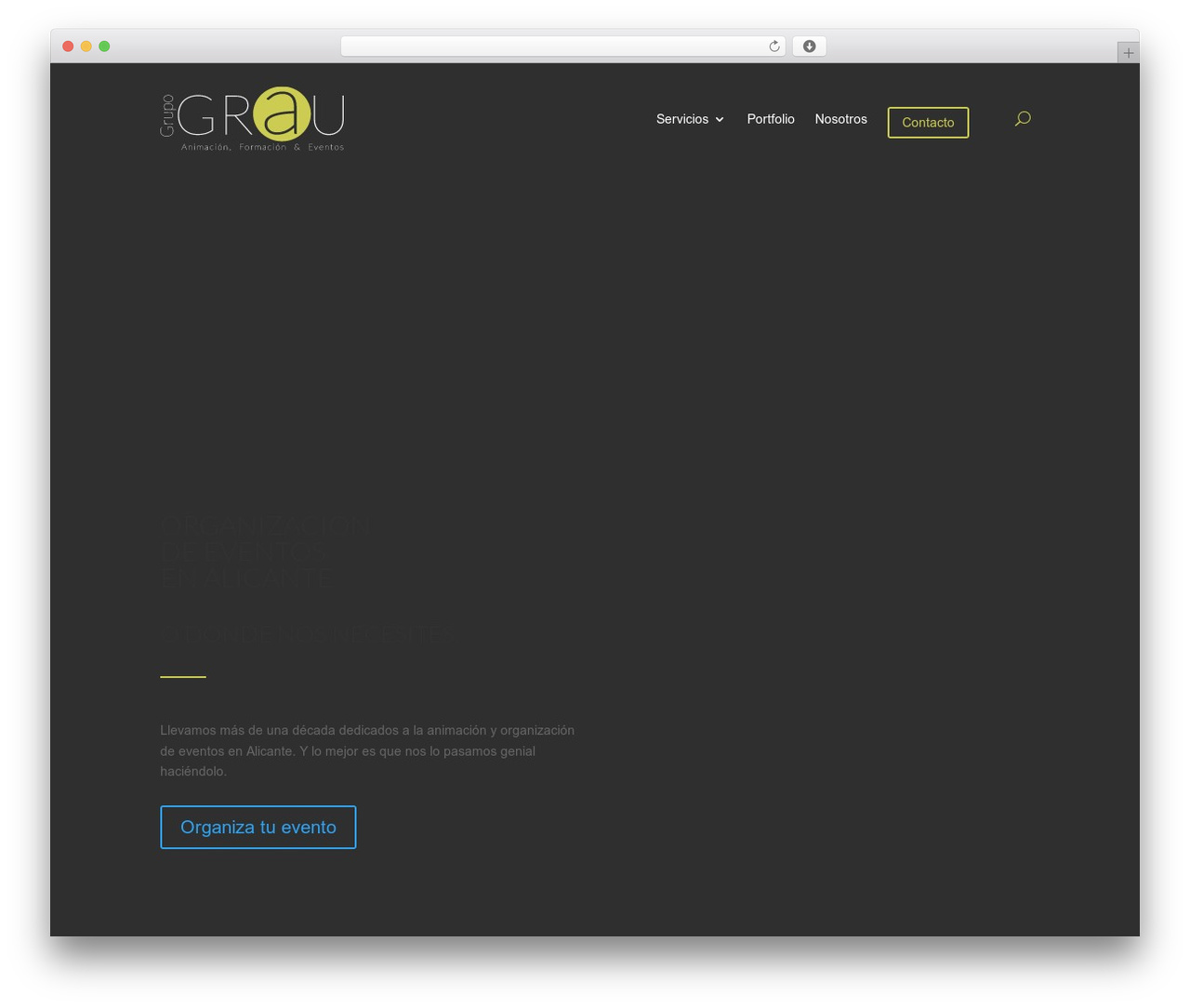 Divi WordPress theme - grupograu.es