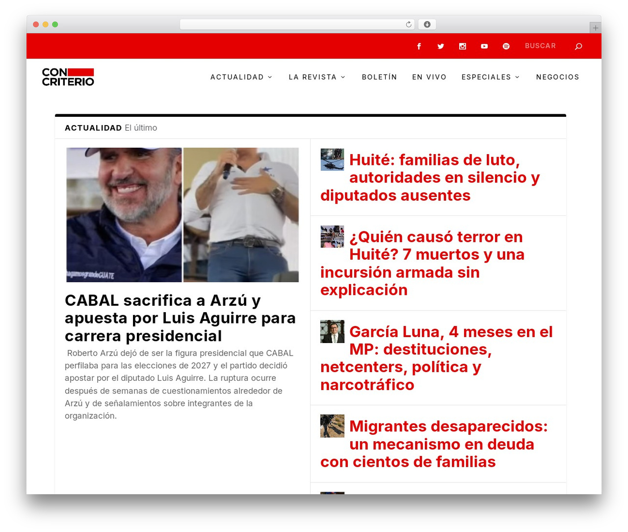 Extra theme WordPress - concriterio.gt Extra theme WordPress - concriterio.gt
