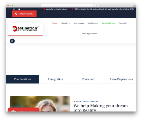 Immigway theme WordPress - destinationkathua.com