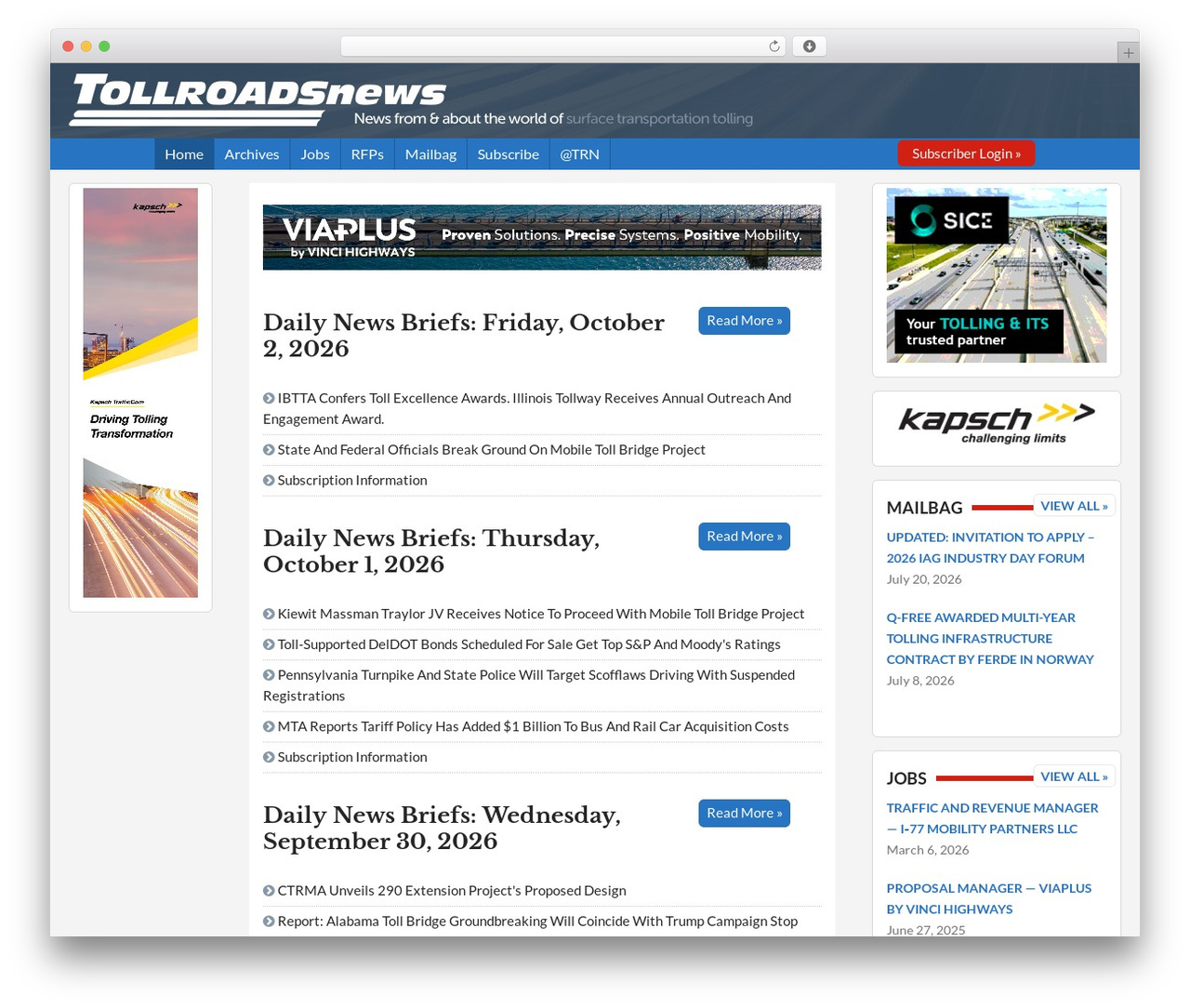 TRN top WordPress theme - tollroadsnews.com TRN top WordPress theme - tollroadsnews.com