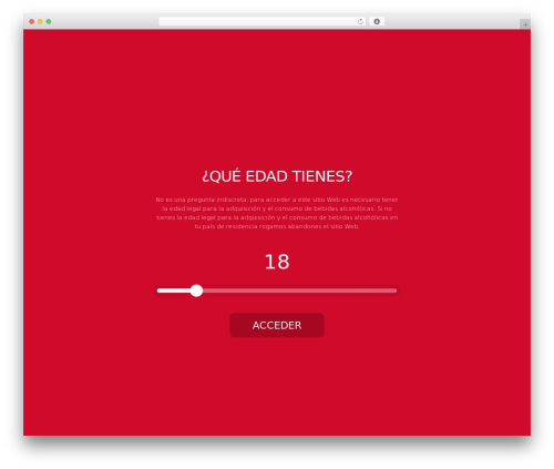 Age verifier WordPress plugin - vermutmarianito.com