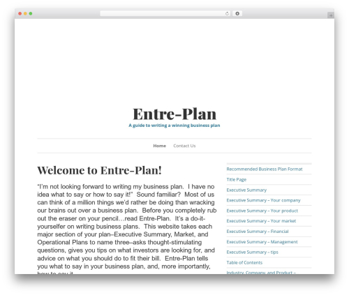 WordPress theme Daniela - entre-plan.com WordPress theme Daniela - entre-plan.com